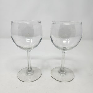 Vintage Wide-mouth Bubble Crystal Wine Glasses/goblets - Etsy