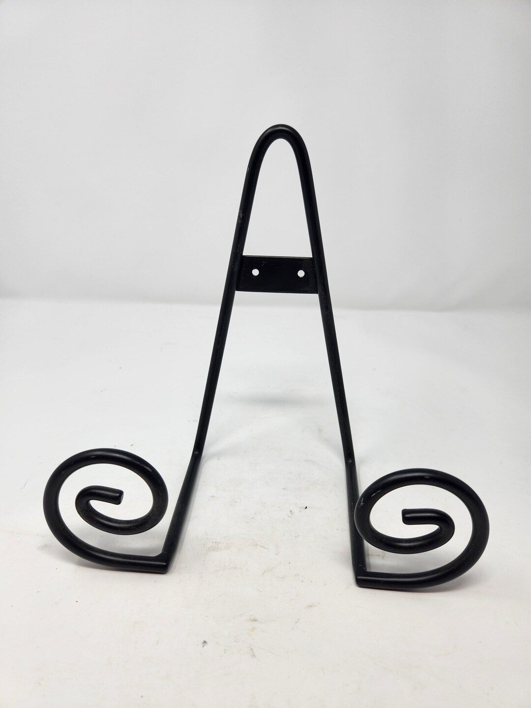 Black Iron Plate Stand & Decorative Sign Holder Etsy