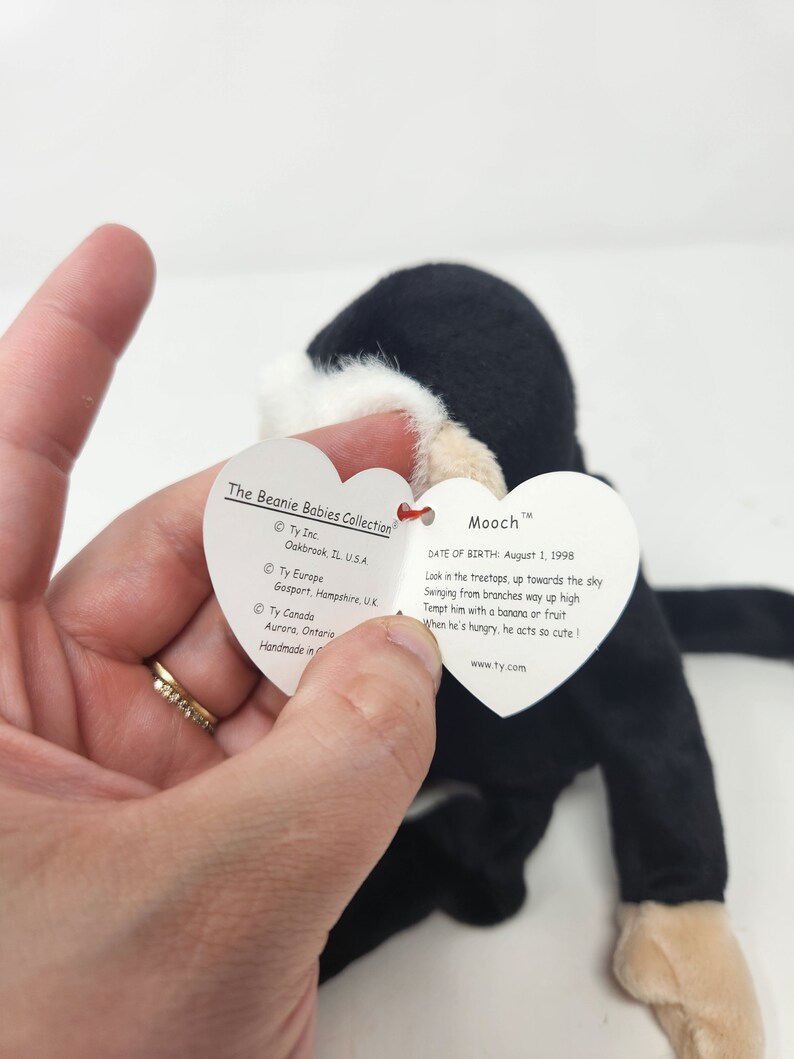 Beanie Babies: Bananas the Orangutan and Mooch the Monkey - Etsy