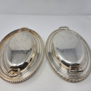 WM Rogers Vegetable Dish + Lid