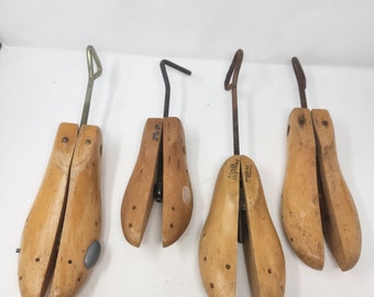 Antique Wooden Shoe Tree Stretchers