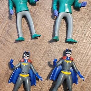 Vintage 1993 McDonalds Happy Meal Toys--Batgirl & Riddler