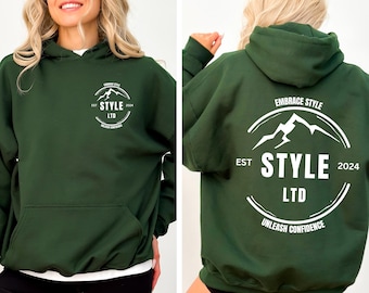 Custom Logo Design Hoodie, Company Logo Hooded Sweatshirt, Personalized Logo Pullover, Your Logo Here, Team Logo Text, Create Your Graphic