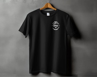 Custom Logo T-Shirt Personalized Brand Name Tee, Logo Placement Shirt, Design Your Own Graphic Tee, Customizable Logo Shirt, Business Merch