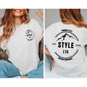 Custom Logo Design Shirt, Company Logo Merch, Team Shirt, Personalized Logo T Shirt, Your Logo Here, Your Text Here, Create Your Graphic Tee