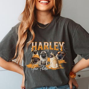 Custom Bootleg Rap Tee Pet Girlfriend Boyfriend, Dog Shirt with Face Photo Trendy T Shirt, Bachelorette Surprise, Personalized Birthday Gift