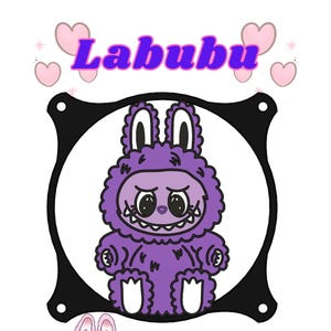 Cute Creature Fan Shroud for PC Fans | 120mm 140mm | 360mm 420mm Radiator Cover | Kawaii PC Mod | Aesthetic Gaming Setup | Custom PC Decor