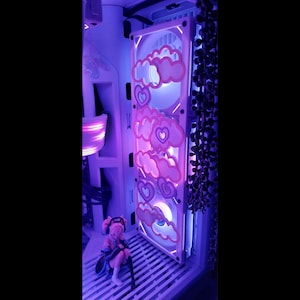 Copertina per fan da sogno: Decorazione per PC celeste