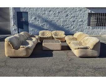 10 Piece Modular Scoop Sofa by Henning Korch