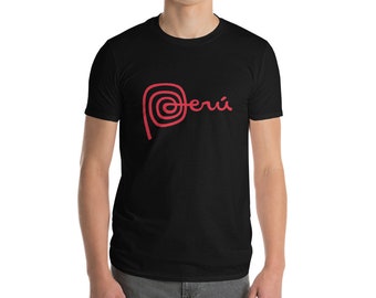 Koszulka z logo Peru, grafika, wysoka jakość