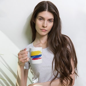 Colombia Coffee Mug, Colombia National Flag Coffee Ceramic Mug