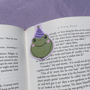 Party Frog Magnetic Bookmark