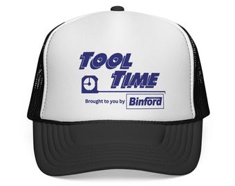 thumbnail image 2 of Binford Tools TV Parody Funny Trucker Hat - Two Tone Adjustable Mesh Back Cap For Men 2 of 3