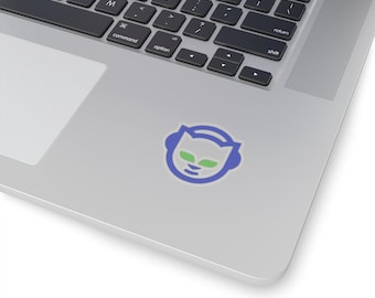 Napster Logo Stickers, Kiss-Cut Sticker Sheet | Retro Music Icon