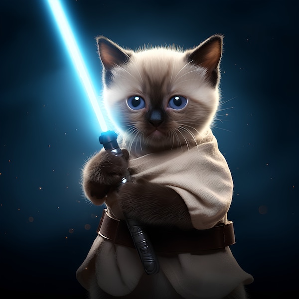 Set of 3 Star Wars Siamese Kittens