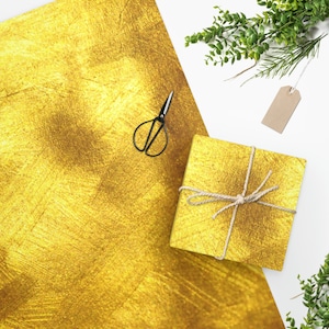 Gold Wrapping Paper