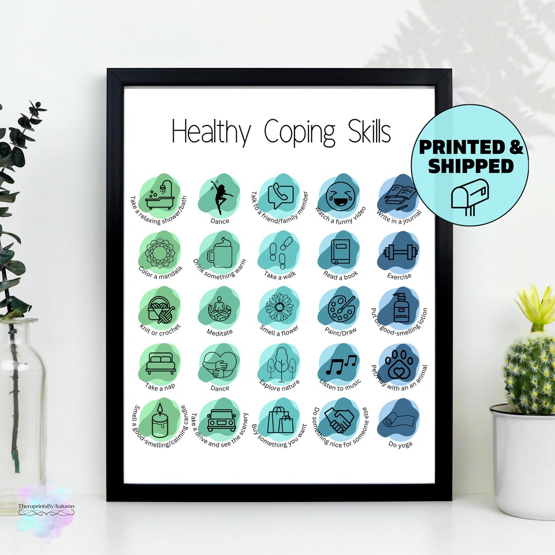 Healthy Coping Skills, Mental Health Depression, Anxiety for Social