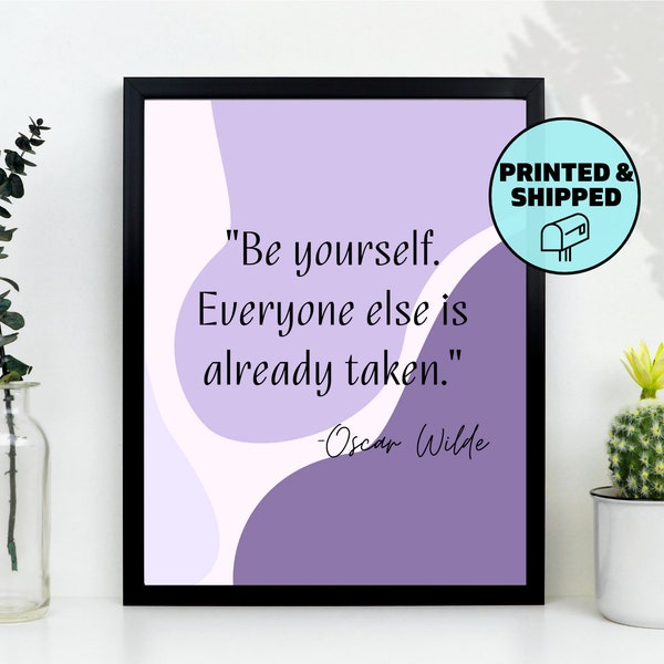 Be yourself; everyone else is already taken, said Oscar Wilde. In a world full of comparisons and external expectations, it's easy to fall into the trap of trying to mirror others, thinking