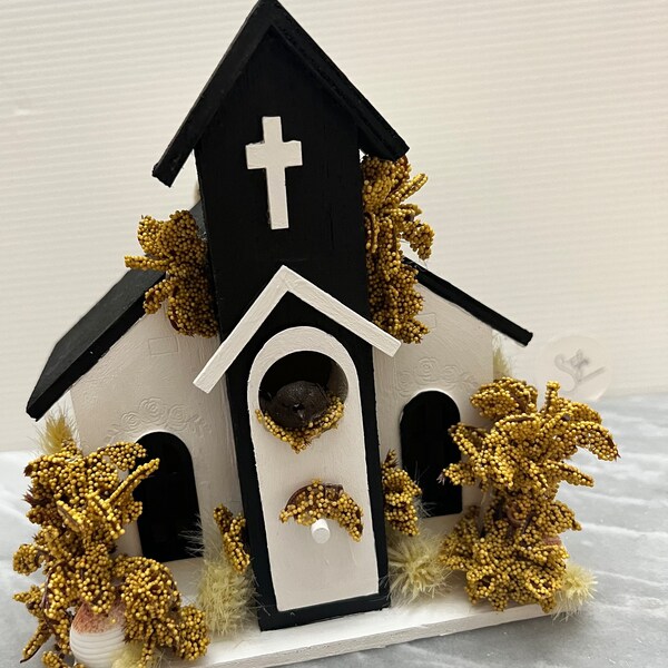 Church Birdhouse Etsy