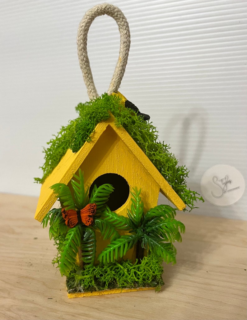 Photo inspiration: Tropical Parrot Birdhouses Reference: Decorative Birdhouse Tropical Bliss