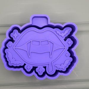 Freshie mold, vampire lips freshie mold, freshie supplies, silicone mold