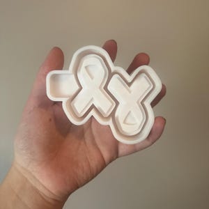 Moule Freshie, moule à clips d'aération pour rubans de sensibilisation, fournitures pour freshie, moule en silicone