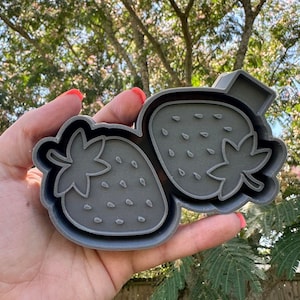 Moule de fraîcheur, moule à clip pour évent fraise, fournitures de fraîcheur, visage souriant, moule en silicone