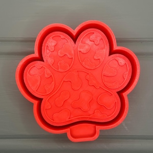 Freshie mold, cow print paw print freshie mold, freshie supplies, silicone mold