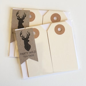 Parcel Gift Tags Pk10 - Manila