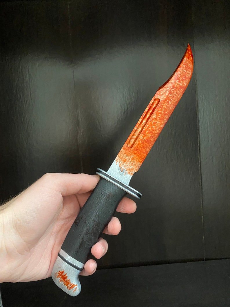 Ghostface Killer Scream Buck 120 Knife Prop Jason Voorhees Etsy Australia