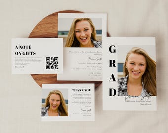 Class of 2026 Graduation Announcement Bundle (Digital Download)