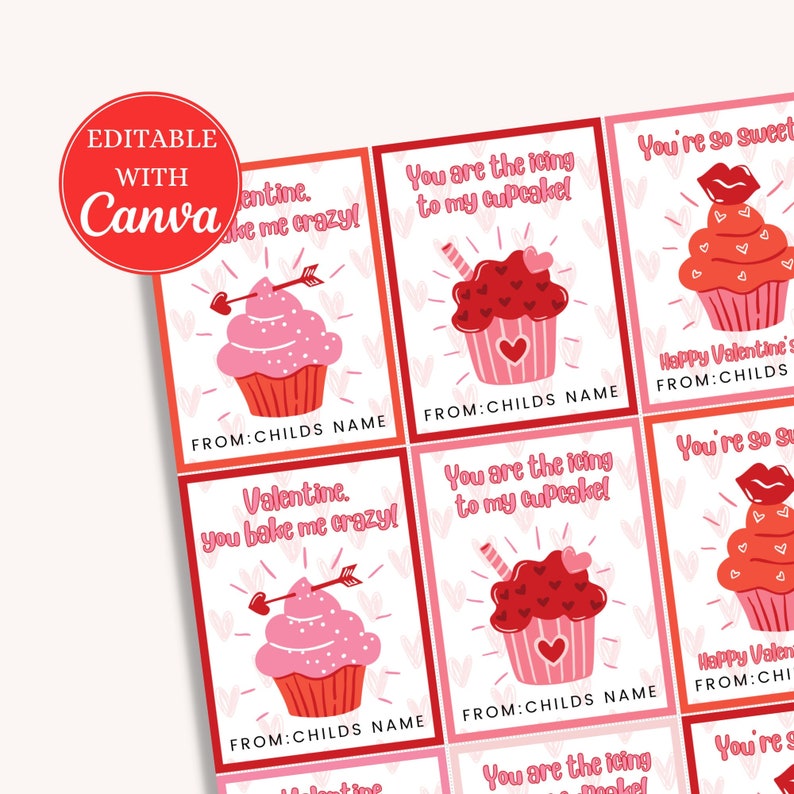 cupcake-valentine-cards-for-kids-printable-valentines-day-cards-cupcake-gift-tags-editable