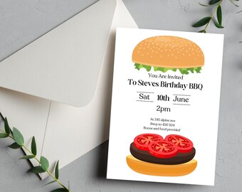 burgers birthday invitation i do bbq invitation bbq cookout invitation bbq birthday invitation