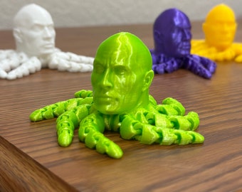 Rocktopus - 3D Printed Dwane Johnson Articulated Fidget toy (Multiple Colors)