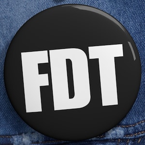 FDT Button, Silence is Compliance Button, Anti Capitalist Pin, Buttons for Democracy, Buttons Demonstration, Anti Trump Pins, Immigrant Pin