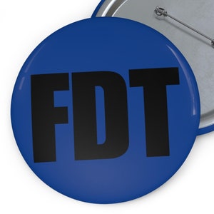 FDT Button - Protest Pin for Political Statements, Protest Immigrants, Protest Pin, Protest Gear, Hard Enamel Pin, Immigrant Rights Matter