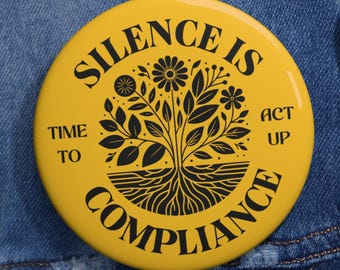 Stilte is nalevingsknop | Accessoire voor activisten