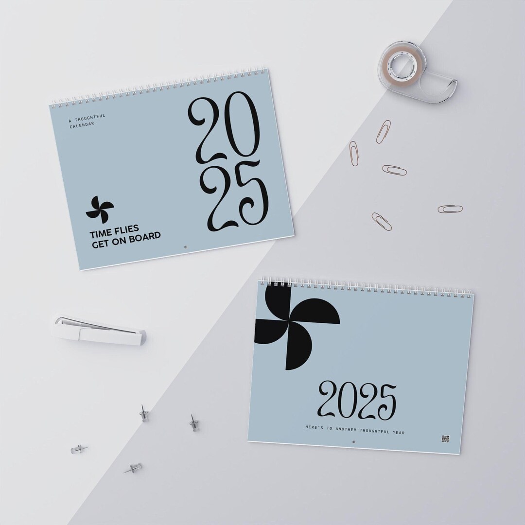 2025 Mindfulness Calendar | Mindfulness Design | Year of Intentional ...