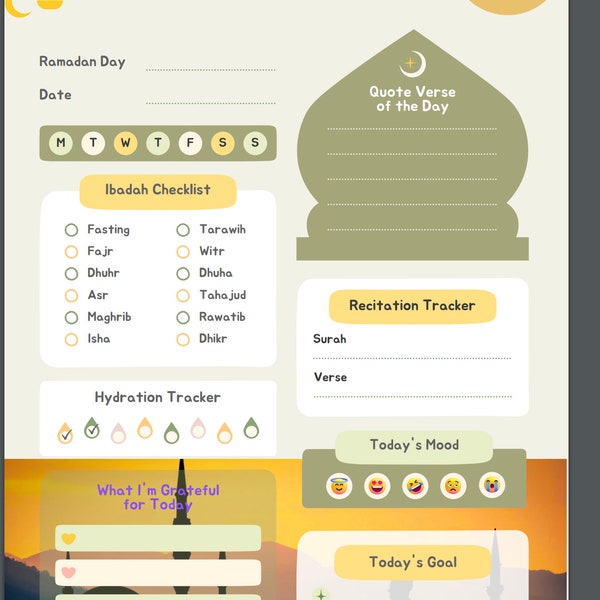 RAMADAN PLANNER