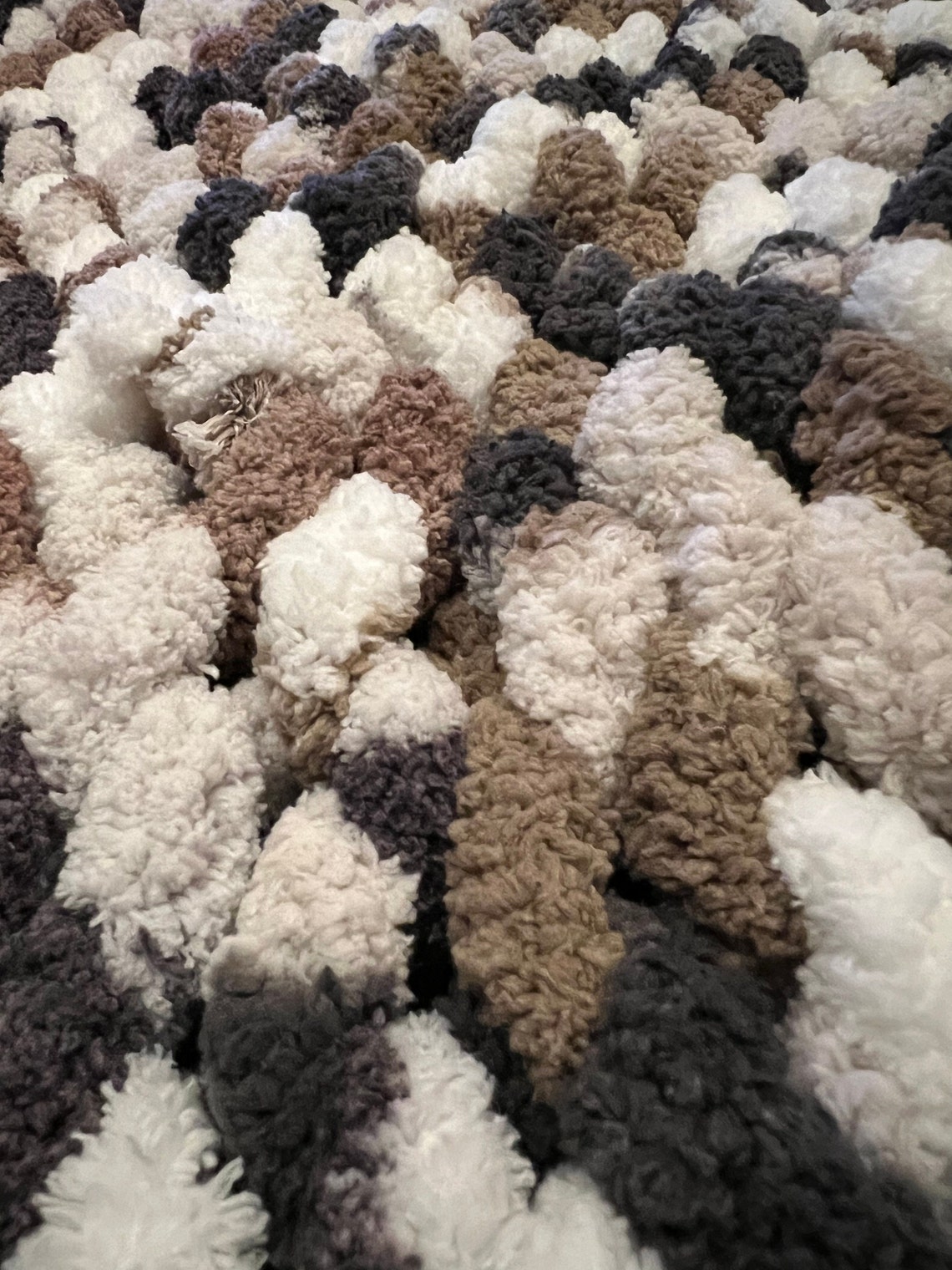 Handmade Chunky Knit Blanket Etsy