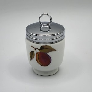 Royal Worcester &quot;Evesham&quot; Porcelain Egg Coddler | Made in England