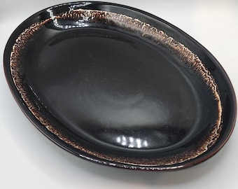 Pfaltzgraff 15" "Gourmet Brown" Oval Serving Platter