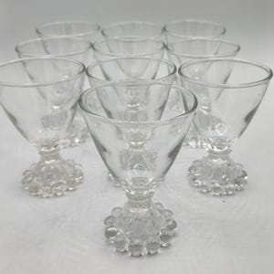 10x Vintage Anchor Hocking Berwick- "Boopie" Liquor Cocktail Glass | 3.75" H