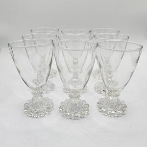 9x Vintage Anchor Hocking Berwick- "Boopie" Juice/ Wine Glass | 4.5"