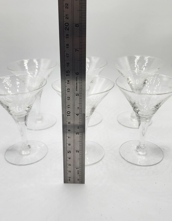 ヴィンテージ 29ピース デキャンタ/グラスセット | エッチング花柄