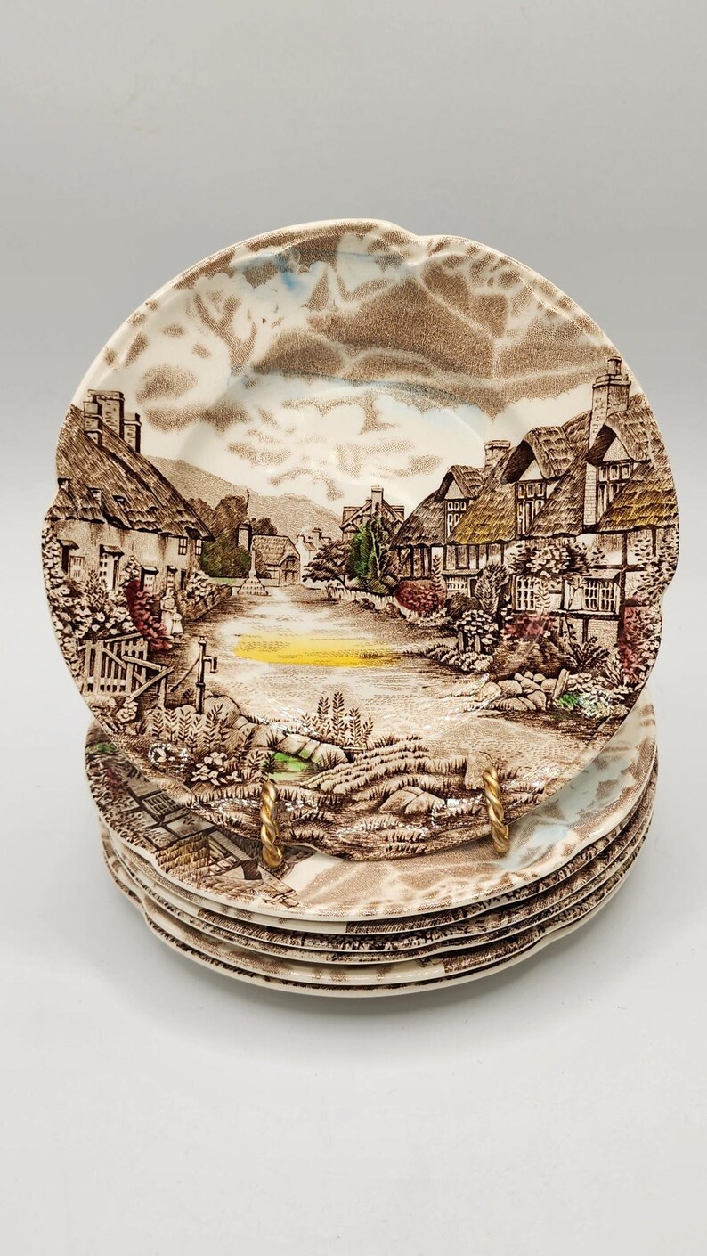 7x Johnson Bros Ironstone olde English Countryside Bread & Butter