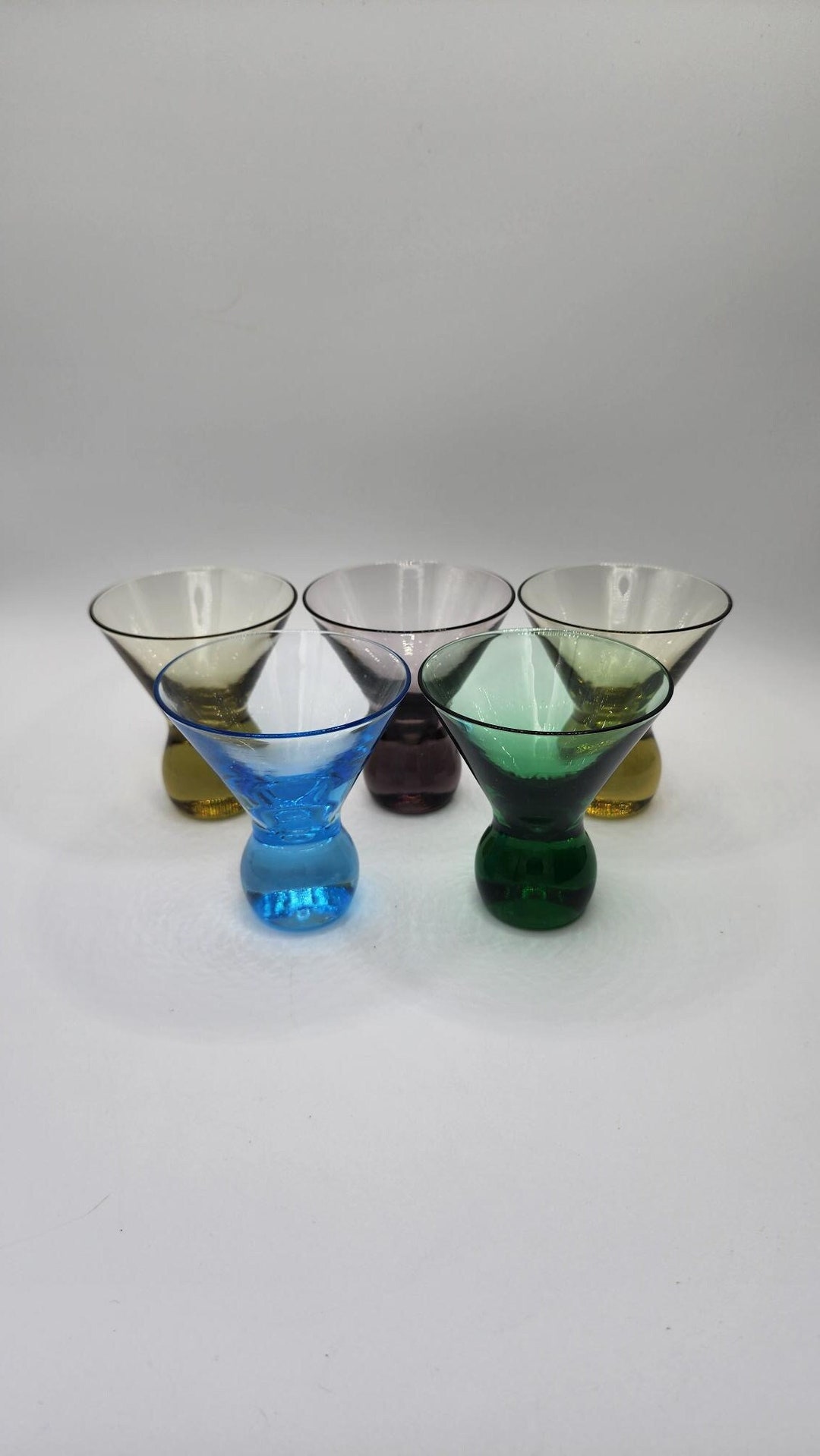 5x MCM Multi-color Glass Shot/cordial Glasses - Etsy