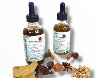 40 in 1 Ayurvedic With Chebe Hair Growth Oil, Ayurveda Oil, Ultimate Hair Growth Oil, Natural Hair Oil, Chebe Hair Growth Oil