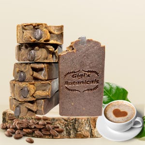 Coffee Date Bar, Natural Soap Bar, Coffee Soap, Exfoliating Natural Soap, Handmade Soap, Cocoa Bar, Shea Butter Bar, Exfoliating Coffee Bar