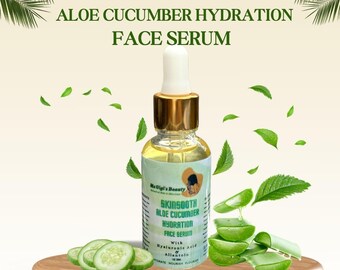 Aloe Cucumber Hydration Serum, Hyaluronic Acid Face Serum